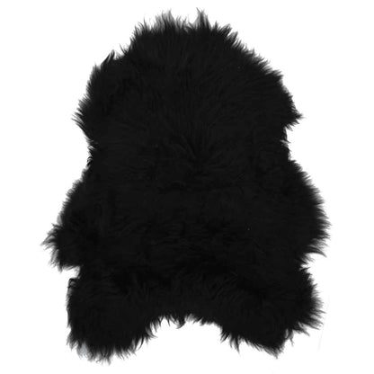 Icelandic Sheepskin Chair Cover Black 70x110 cm