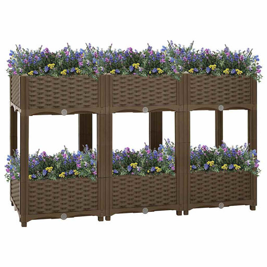 Raised Bed 120x40x71 cm Polypropylene