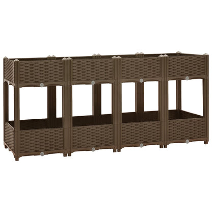 Raised Bed 160x40x71 cm Polypropylene