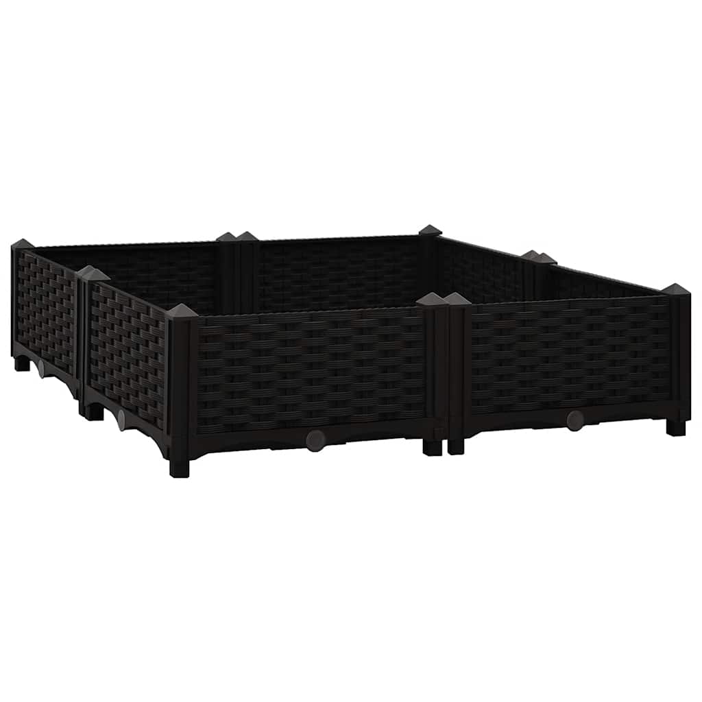 Raised Bed 80x80x23 cm Polypropylene