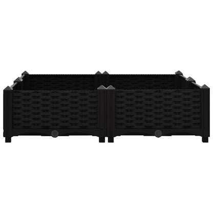 Raised Bed 80x80x23 cm Polypropylene