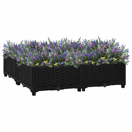 Raised Bed 80x80x23 cm Polypropylene