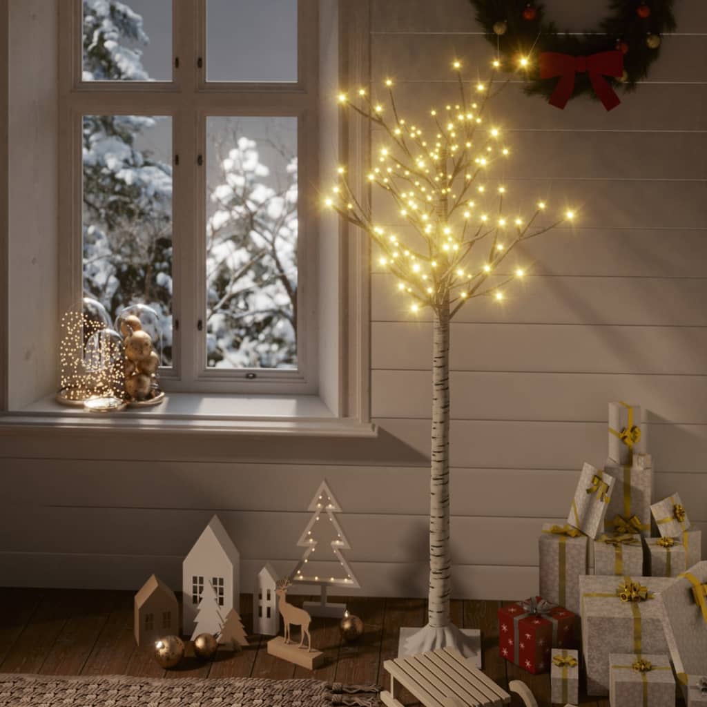 Christmas Tree 156 LEDs 1.5 m Warm White Willow Indoor Outdoor