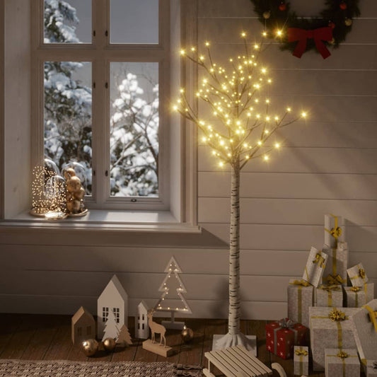 Christmas Tree 156 LEDs 1.5 m Warm White Willow Indoor Outdoor