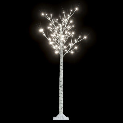 Christmas Tree 156 LEDs 1.5 m Cold White Willow Indoor Outdoor