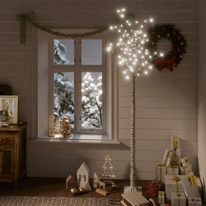 Christmas Tree 220 LEDs 2.2 m Cold White Willow Indoor Outdoor