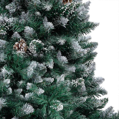 Artificial Christmas Tree with LEDs&Ball Set&Pinecones 240 cm