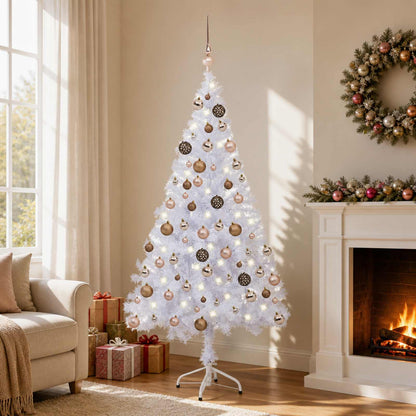 Artificial Pre-lit Christmas Tree Ball Set 150 cm 380 Branches