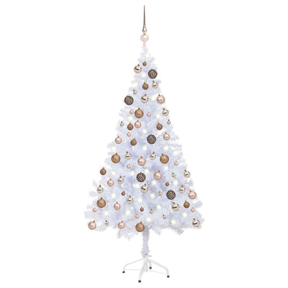 Artificial Pre-lit Christmas Tree Ball Set 150 cm 380 Branches