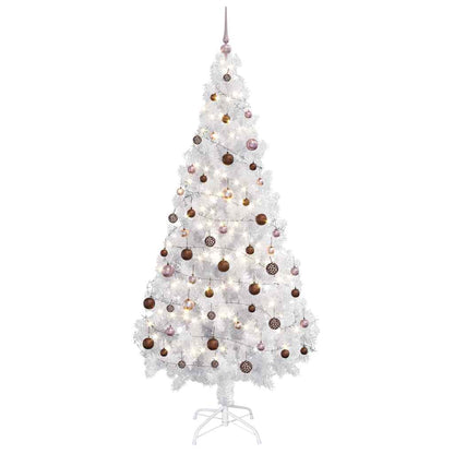 Artificial Pre-lit Christmas Tree with Ball Set 180cm 620 Branches