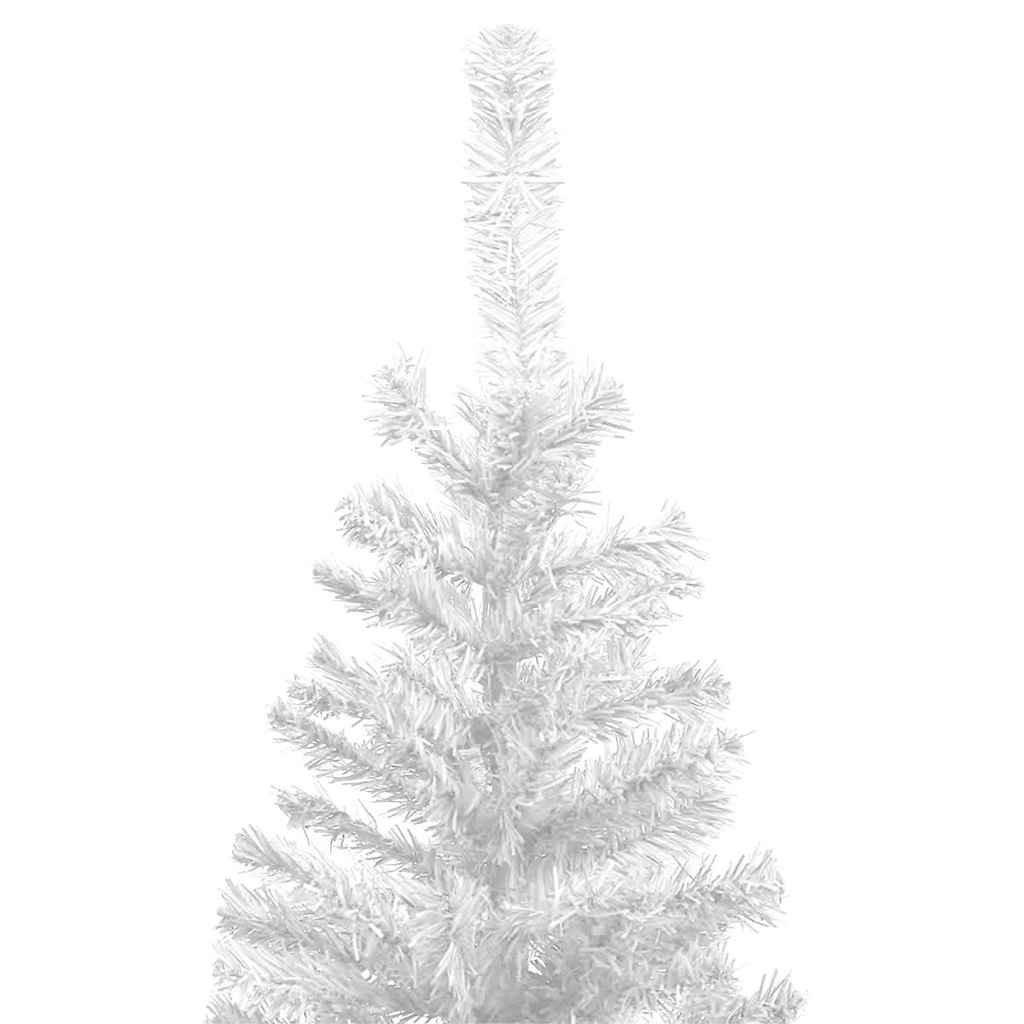 Artificial Pre-lit Christmas Tree with Ball Set L 240 cm White