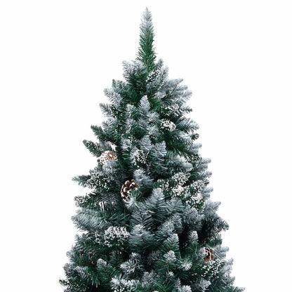 Artificial Christmas Tree with LEDs&Ball Set&Pine Cones 150 cm