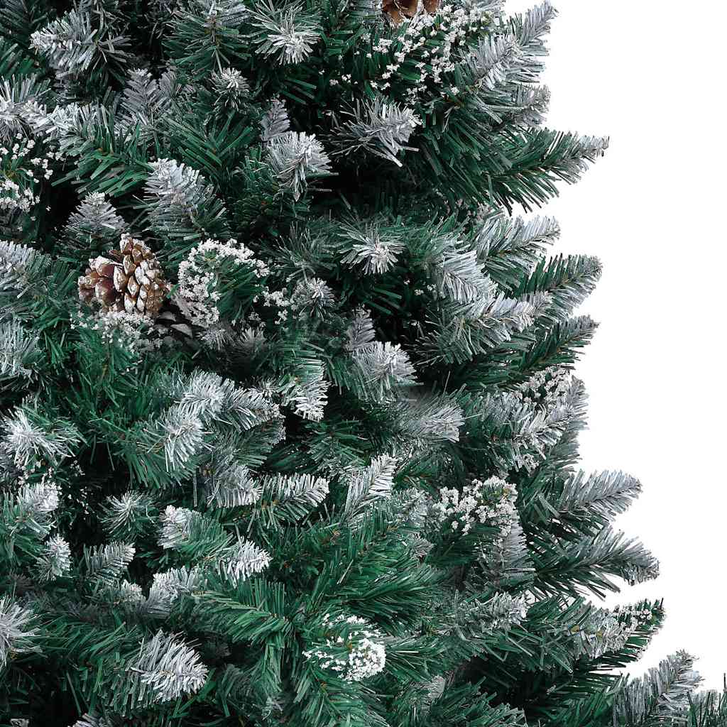 Artificial Christmas Tree with LEDs&Ball Set&Pine Cones 150 cm
