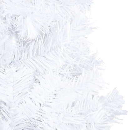 Artificial Pre-lit Christmas Tree with Ball Set White 150 cm PVC
