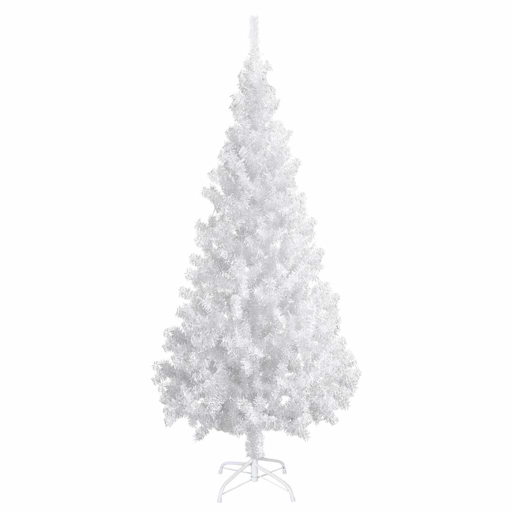 Artificial Pre-lit Christmas Tree with Ball Set White 180 cm PVC