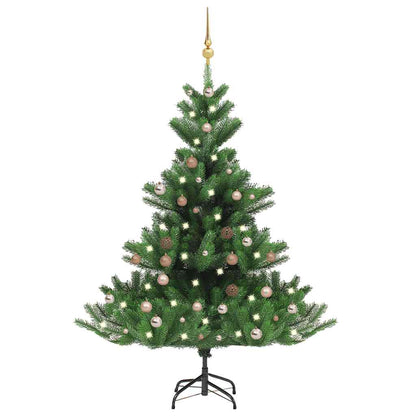Nordmann Fir Artificial Christmas Tree LED&Ball Set Green 150cm