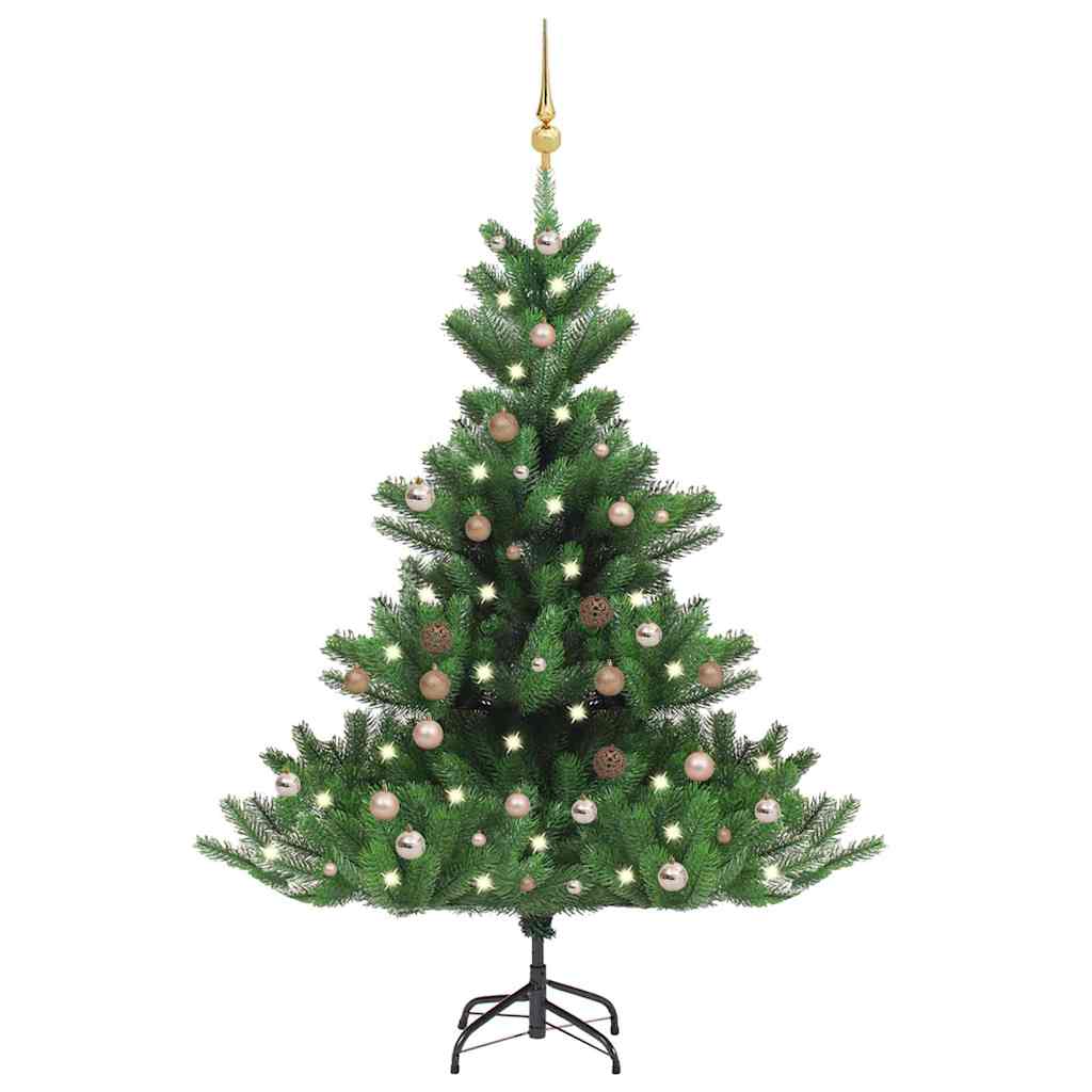Nordmann Fir Artificial Christmas Tree LED&Ball Set Green 150cm