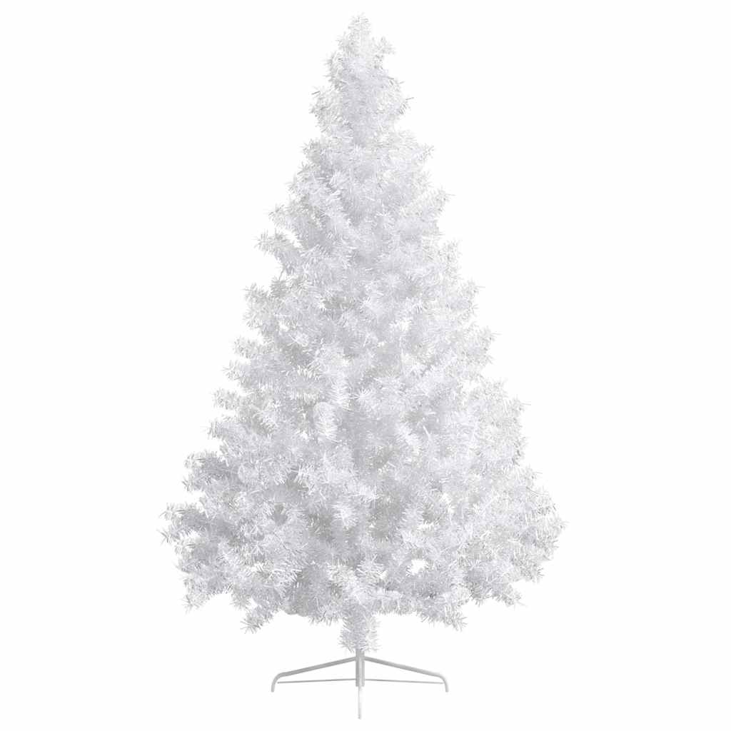 Artificial Half Pre-lit Christmas Tree Ball Set White 210 cm