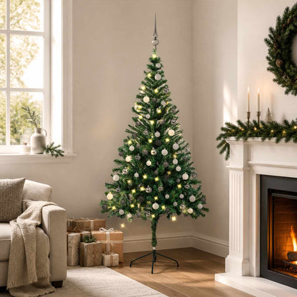 Artificial Pre-lit Christmas Tree with Ball Set 180cm 564 Branches