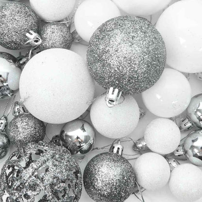 Artificial Pre-lit Christmas Tree with Ball Set 180cm 620 Branches