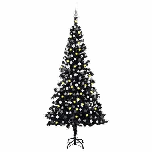 Artificial Christmas Tree | Black | PVC | Large