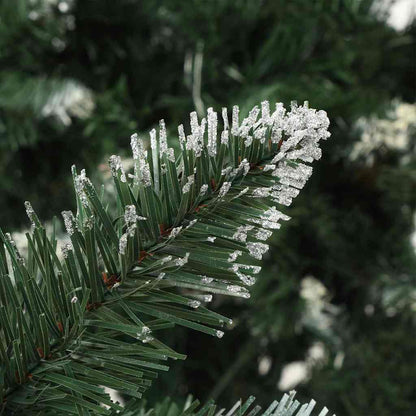 Artificial Pre-lit Christmas Tree with Pine Cones 180 cm