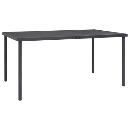 Outdoor Dining Set | Black and Anthracite