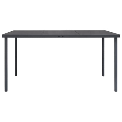 Outdoor Dining Set | Black and Anthracite