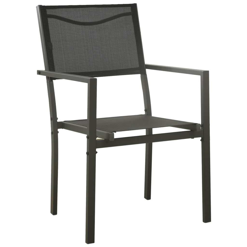 Outdoor Dining Set | Black and Anthracite
