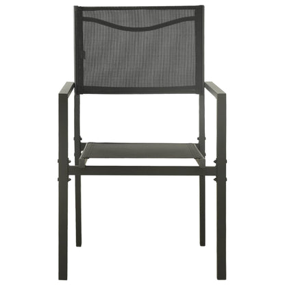 Outdoor Dining Set | Black and Anthracite