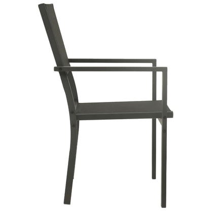 Outdoor Dining Set | Black and Anthracite