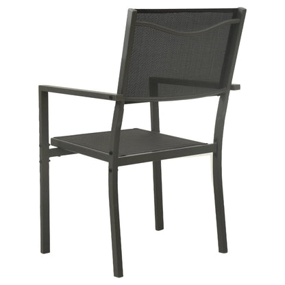 Outdoor Dining Set | Black and Anthracite