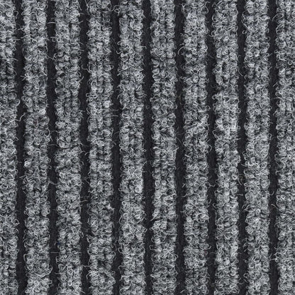 Doormat Striped Grey 60x80 cm