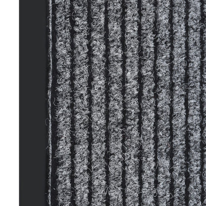 Doormat Striped Grey 80x120 cm