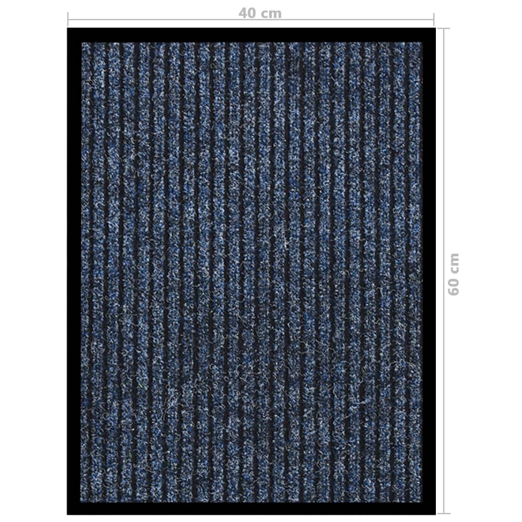 Doormat  Striped Blue 40x60 cm