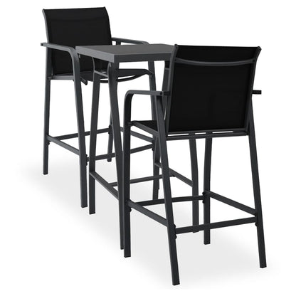 Garden Bar Set | Black | Steel | Medium | Durable | Garden Bar Set