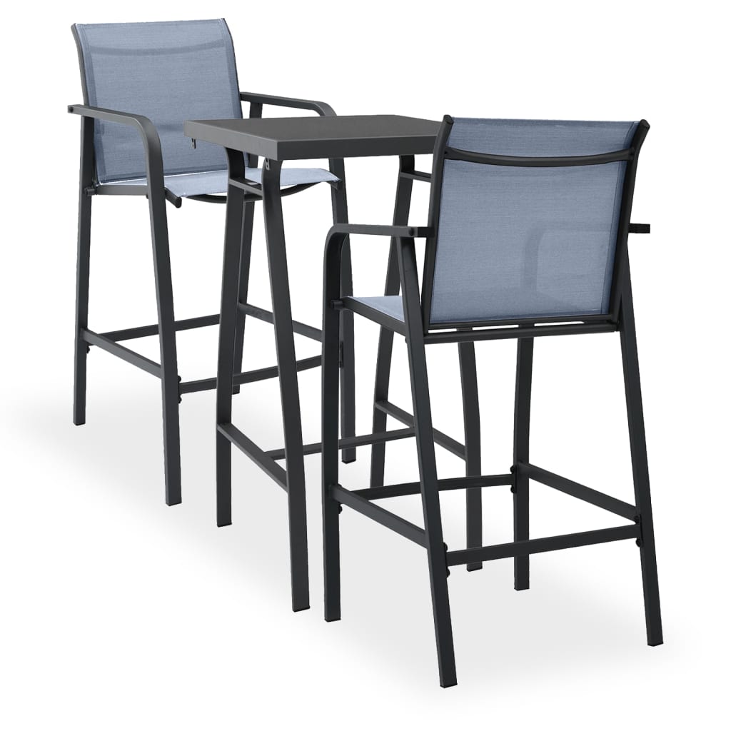 Garden Bar Set | Black, dark grey, light grey