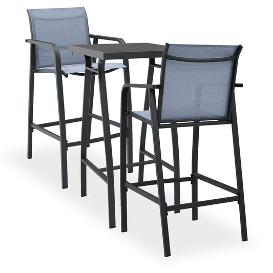Garden Bar Set | Black, dark grey, light grey
