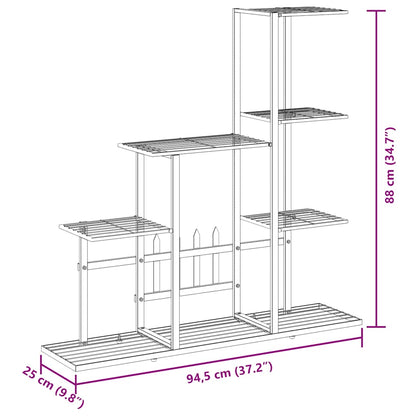 Plant Stand | Black | Black powder-coated metal | Medium |  Sturdy
