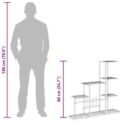 Plant Stand | Black | Black powder-coated metal | Medium |  Sturdy