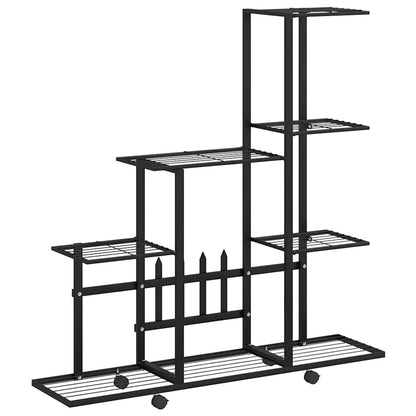 Plant Stand | Black | Powder-coated metal | 94.5 cm x 25 cm x 92.5 cm