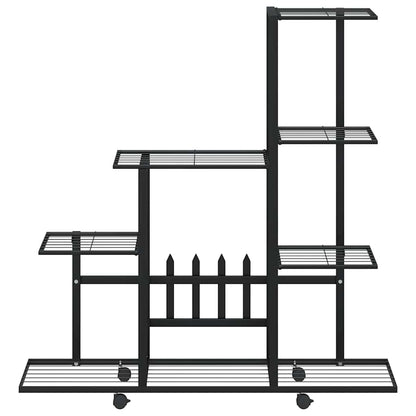 Plant Stand | Black | Powder-coated metal | 94.5 cm x 25 cm x 92.5 cm