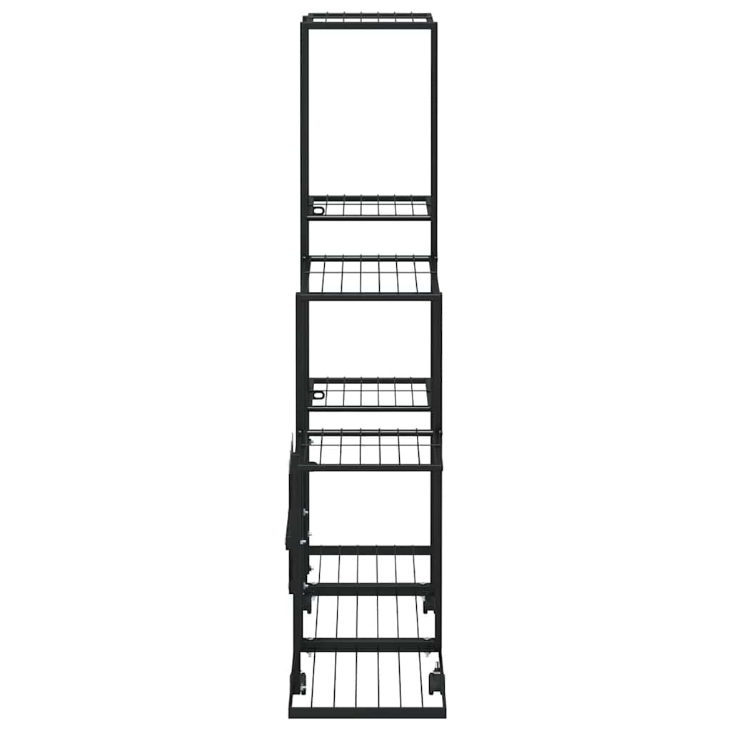 Plant Stand | Black | Powder-coated metal | 94.5 cm x 25 cm x 92.5 cm