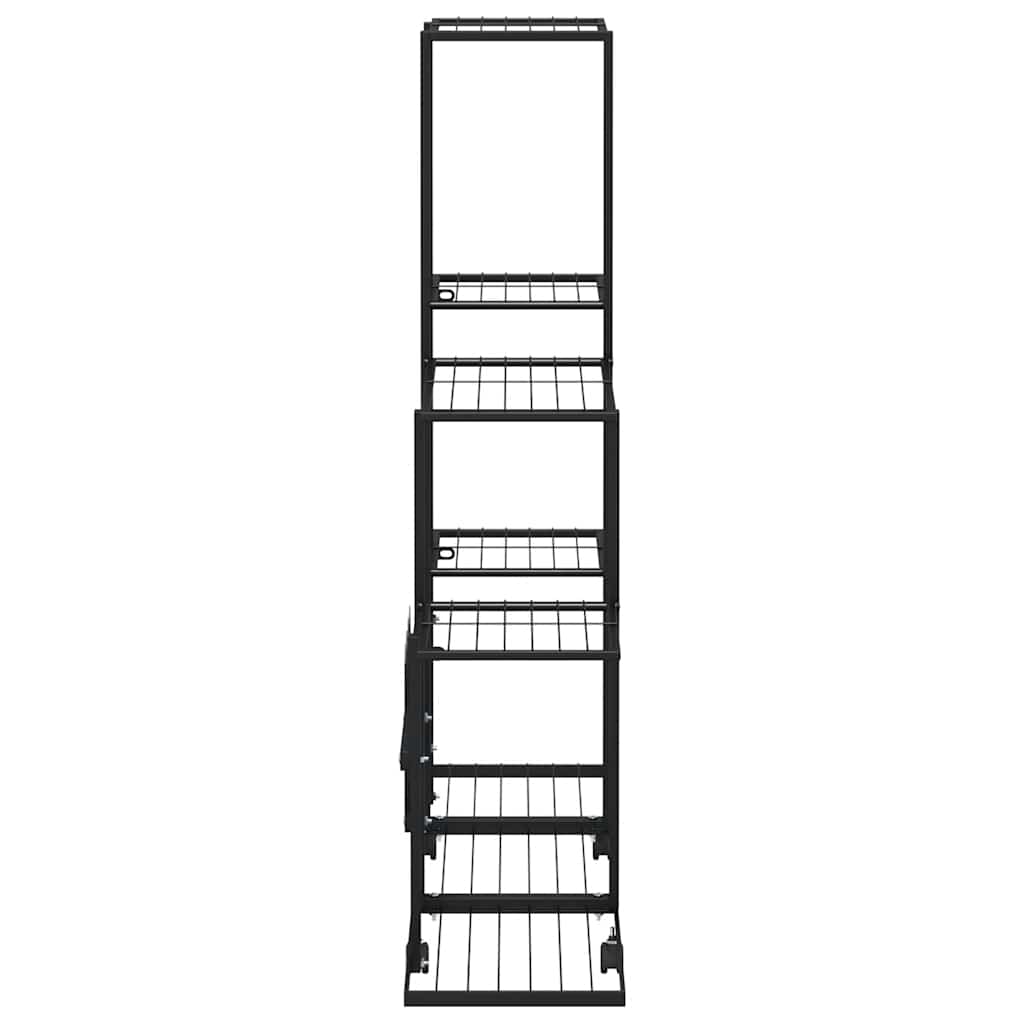 Plant Stand | Black | Powder-coated metal | 94.5 cm x 25 cm x 92.5 cm