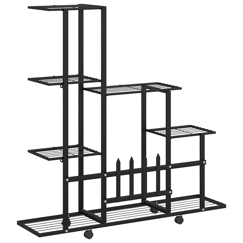Plant Stand | Black | Powder-coated metal | 94.5 cm x 25 cm x 92.5 cm
