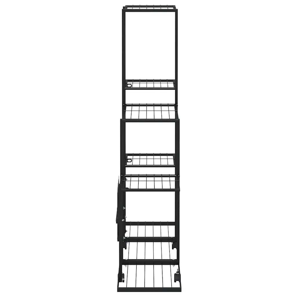 Plant Stand | Black | Powder-coated metal | 94.5 cm x 25 cm x 92.5 cm