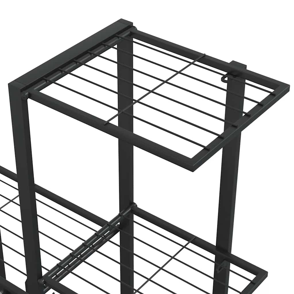 Plant Stand | Black | Powder-coated metal | 94.5 cm x 25 cm x 92.5 cm