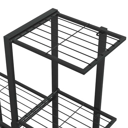Plant Stand | Black | Powder-coated metal | 94.5 cm x 25 cm x 92.5 cm
