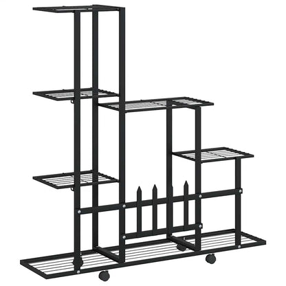 Plant Stand | Black | Powder-coated metal | 94.5 cm x 25 cm x 92.5 cm