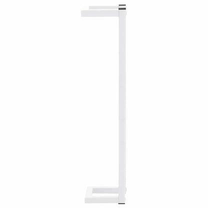Towel Rack White 12.5x12.5x60 cm Steel